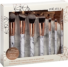 Fragrances, Perfumes, Cosmetics Makeup Brush Set in Makeup Bag, 7 pcs - Zoe Ayla Cosmetics Makeup Brush Set