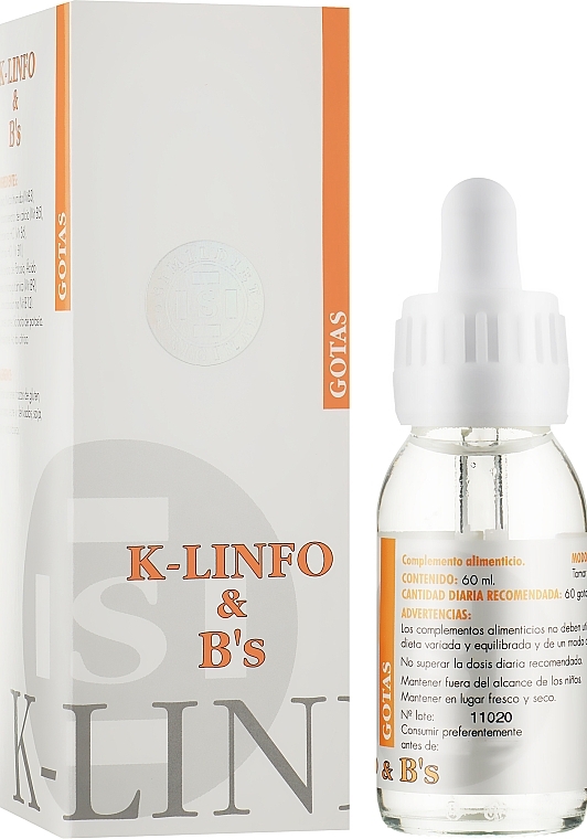 Decongestant Dietary Supplement - Simildiet Laboratorios K-Linfo And B's Drops — photo N5