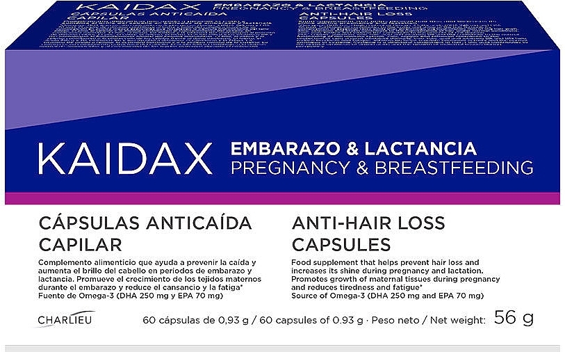 Dietary Supplement for Hair Loss during Pregnancy & Lactation - Kaidax Anti-Hair Loss Capsules — photo N1