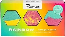 Fragrances, Perfumes, Cosmetics Cocktail Bath Bombs, rainbow, orange & lemon - IDC Institute Bath Bombs