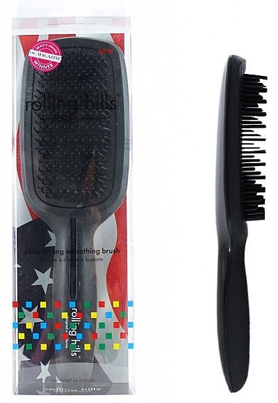 Massage Hair Brush "Blow-Styling", black - Rolling Hills Blow-Styling Smoothing Brush — photo N4