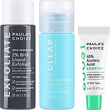 セット - Paula's Choice Breakout-Fighting Bestsellers Kit (cleanser/30ml + exfoliant/30ml + booster/5ml)	 — photo N1