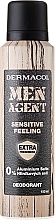 Fragrances, Perfumes, Cosmetics Deodorant - Dermacol Men Agent Sensitive Feeling Deodorant