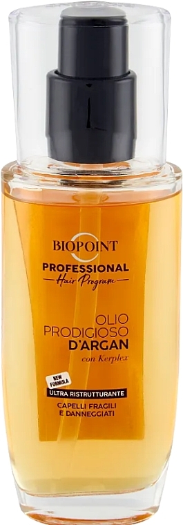 Oil for Damaged Hair - Biopoint Professional Olio Prodigioso D'Argan — photo N1