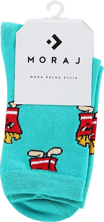 Socks, green - Moraj — photo N4