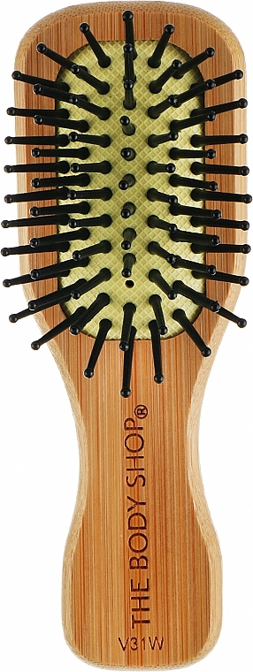 Mini Bamboo Hair Brush - The Body Shop Mini Bamboo Paddle Hairbrush — photo N1