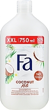 Shower Cream-Gel "Coconut Milk" - Fa Coconut Milk — photo N4