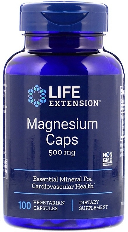 Dietary Supplement "Magnesium" - Life Extension Magnesium Caps — photo N1