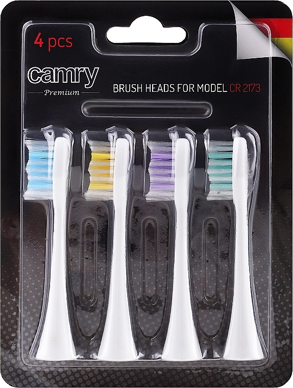 Electric Toothbrush Head Set, CR 2173-1 - Camry — photo N1
