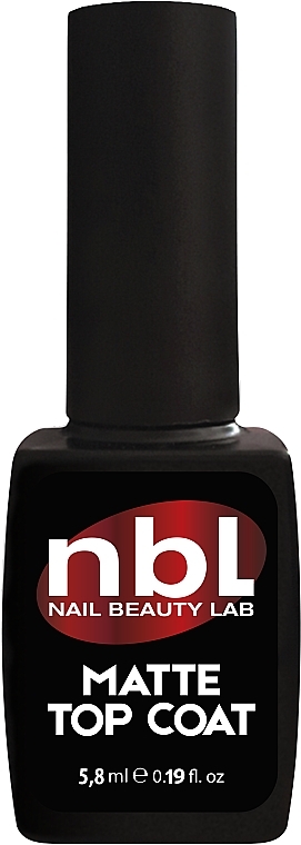 Matte Top Coat - Jerden NBL Nail Beauty Lab Rubber Top Coat — photo N1