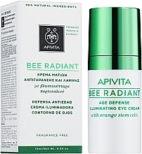 Fragrances, Perfumes, Cosmetics Eye Cream - Apivita Bee Radiant Eye Cream