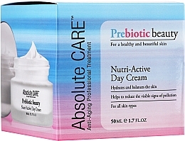 Fragrances, Perfumes, Cosmetics Moisturizing Facial Day Cream - Absolute Care Prebiotic Beauty Nutri-Active Day Cream