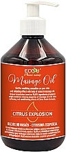 Fragrances, Perfumes, Cosmetics Citrus Explosion Massage Oil - Eco U Citrus Explosion Massage Oil