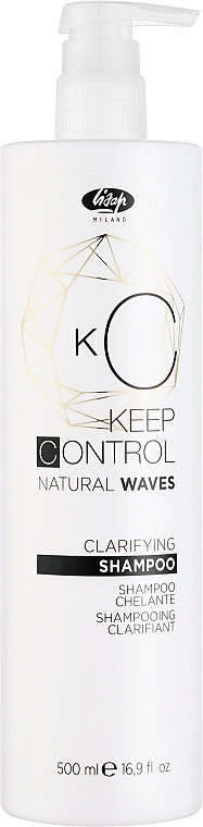 Deep Cleansing Shampoo - Lisap Keep Control Clarifying Shampoo — photo N1