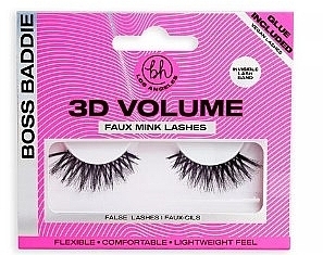 つけまつげ - BH Cosmetics 3D Volume Faux Mink Lashes Boss Baddie — photo N1