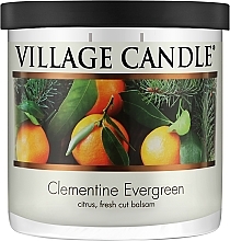 Fragrances, Perfumes, Cosmetics Scented Candle 'Clementine Evergreen' - Village Candle Clementine Evergreen