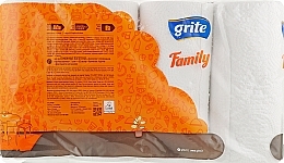 Paper Towels "Family", 2 layers, 83 sheets, 2 rolls - Grite — photo N12