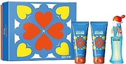 Fragrances, Perfumes, Cosmetics Moschino I Love Love - Set (edt/50ml + b/lot/100ml + sh/gel/100ml)