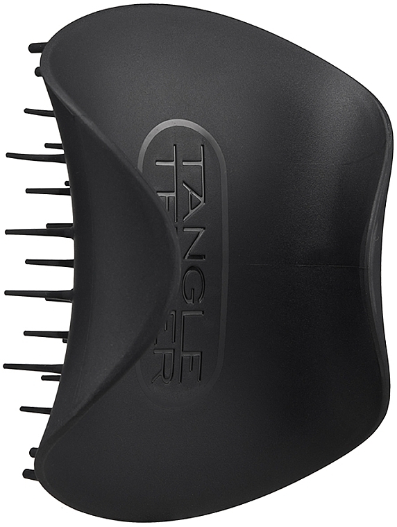 Massage Hair Brush - Tangle Teezer The Scalp Exfoliator & Massager Onyx Black — photo N23