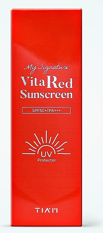 Radiant Sun Cream - Tiam My Signature Vita Red Sunscreen SPF50+/PA+++ — photo N2