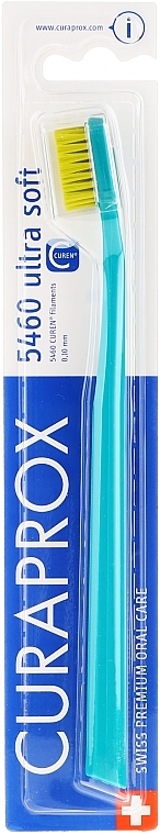 Toothbrush, turquoise-green - Curaprox Ultra Soft — photo N1