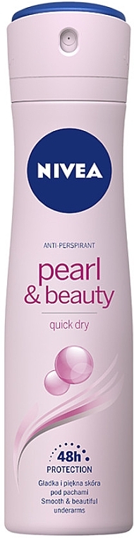 Antiperspirant Deodorant Spray "Pearl & Beauty" - NIVEA Pearl & Beauty Deodorant Spray — photo N1