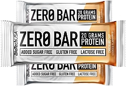 Protein Bar with Chocolate Chip Cookies Flavor - BiotechUSA Zero Bar Chocolate Chip Cookies — photo N2