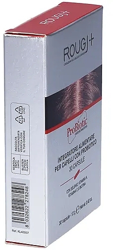 Anti Hair Loss Probiotic Supplement, in capsules - Rougj+ ProBiotic Integratore Anticaduta Probiotic in Capsule — photo N2