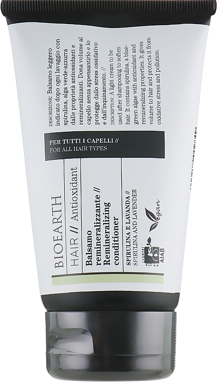 Regenerating Conditioner for All Hair Types - Bioearth Hair Remineralising Conditioner — photo N1