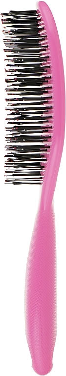 Kids Hair Brush "Spider", 12 rows, glossy, pink - I Love My Hair — photo N28