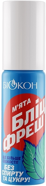 Oral Deodorant "Blitz Fresh Mint" - Biokon Doctor Biokon — photo N2