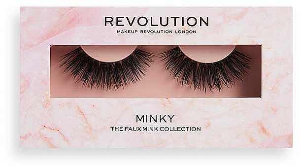 False Lashes - Makeup Revolution 3D Faux Mink Lashes Minky — photo N2