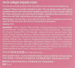 Collagen Face Cream - Zenzia Collagen Ampoule Cream — photo N5