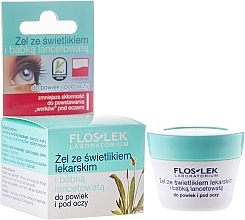 Fragrances, Perfumes, Cosmetics Lid and Under Anti-Aging Eye Gel with Eyebright and Plantain - Floslek Lid And Under Eye Gel With Eyebright And Plantain