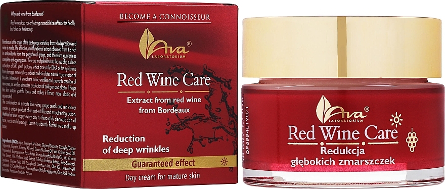 Day Cream for Mature Skin - AVA Laboratorium Red Wine Care Day Cream — photo N2
