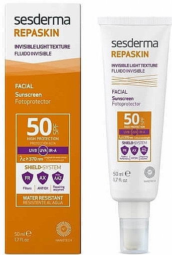 Face Cream - Sesderma Repaskin Invisible Light Texture SPF50 — photo N1