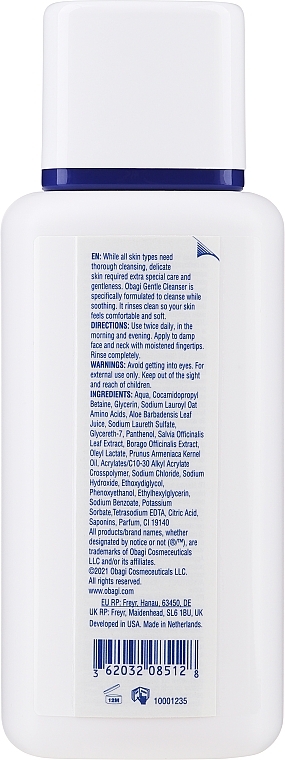 Facial Cleanser - Obagi Medical Nu-Derm Gentle Cleanser — photo N2