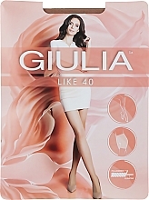 Tights "Like" 40 Den, caramel - Giulia — photo N1