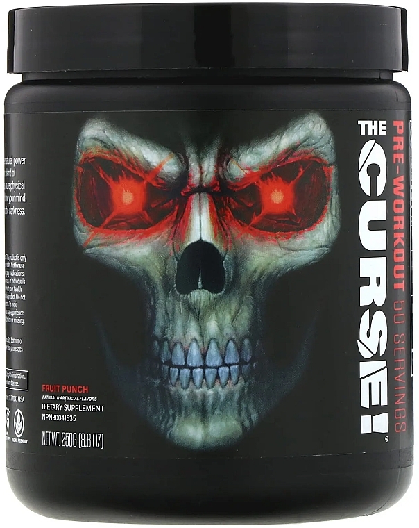 Sports Nutrition - JNX Sports Pre-Workout The Curse! Fruit Punch — photo N12