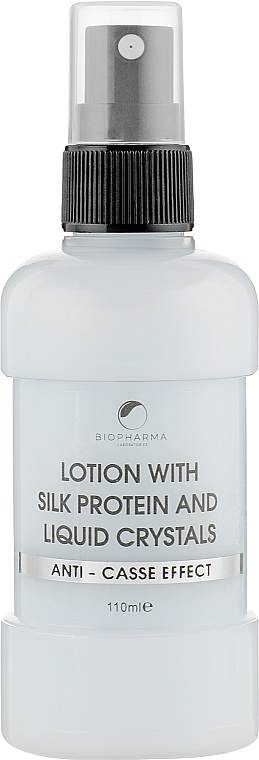 Silk Protein, Liquid Crystals & Linseed Oil Lotion with Dispenser - Biopharma Bio Oil Lotion — photo N8