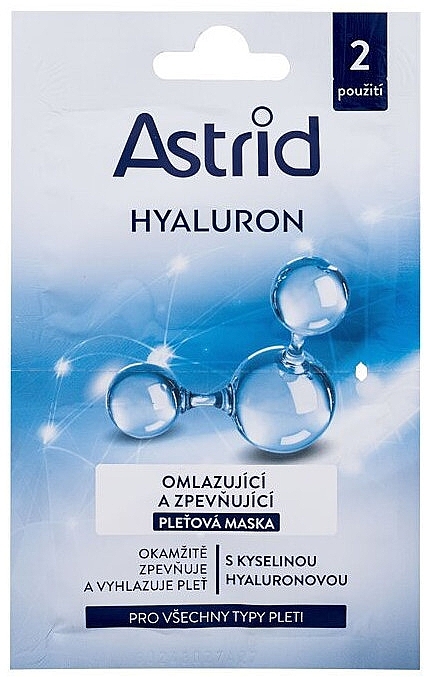 Rejuvenating and Firming Mask - Astrid Hyaluron Rejuvenating And Firming Facial Mask — photo N1