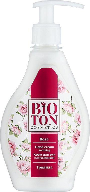 Rose Soothing Hand Cream - Bioton Cosmetics Soothing Hand Cream Rose — photo N1