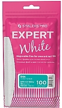 Half Moon Nail File Refill, white, 100 grit, 50 pcs. - Staleks Pro Expert 42 White (50 pcs) — photo N3