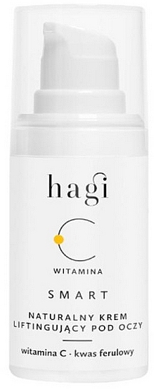 Natural Eye Lifting Cream - Hagi Cosmetics SMART C Lifting Eye And Brow Area Cream With Vitamin C — photo N1