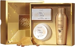 Fragrances, Perfumes, Cosmetics Set - Oriflame Milk & Honey Gold (sh/cr/250 ml + cr/250 ml + soap/75 g)