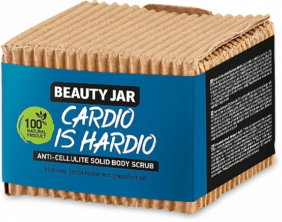 Anti-Cellulite Solid Body Scrub - Beauty Jar Cardio Is Hardio Anti-Cellulite Solid Body Scrub — photo N1
