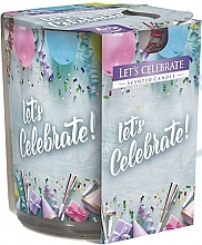 Scented Candle in Glass 'Let's Celebrate!' - Bispol Scented Candle Let's Celebrate — photo N1