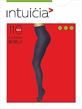 Tights "AURORA" 110 Den, black - Intuicia — photo N3