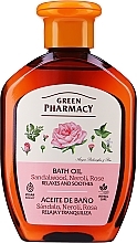 Fragrances, Perfumes, Cosmetics Bath & Shower Oil "Sandalwood, Neroli, & Rose" - Green Pharmacy