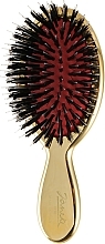 Small Massage Hair Brush, AUSP24M, golden - Janeke — photo N6